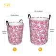 thumbnail image 4 of KLL Cute Rabbit Waterproof Foldable Laundry Hamper Bucket with Handles for Storage Bin,Kids Room,Home Organizer (Medium ), 4 of 7