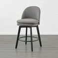 thumbnail image 2 of CHITA Upholstered Swivel Counter Height Bar Stools, 2 of 9