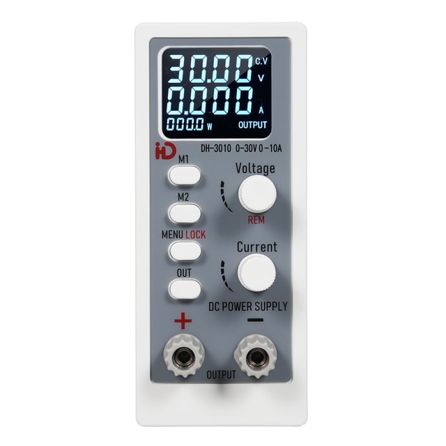 Variable d'Alimentation 30V 10A 300W Commutation Réglable Alimentation de Banc Régulée pour Laboratoire avec Bouton Codeur Réglage Affichage LED 4 Chiffres pour Laboratoire École Bricolage Électronique Recherche