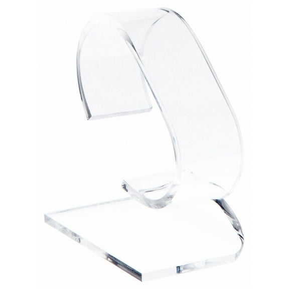 Plymor Clear Acrylic Watch Display Stand, 1.75" W x 3" D x 3.75" H