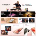 thumbnail image 3 of Celular Android Realme 15 5G Smartphone 12GB 256GB Cámara Sony 50MP OIS Mediatek Dimensity 7300+, 6.77'' 144Hz AMOLED 6500 mAh, México, Gris, 3 of 8