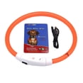 thumbnail image 1 of Barhoo Led Light up Dog Collar Usb Rechargeable Glowing Pet Collar for Night Safety 3 Flashing Modes Adjustable Waterproof Illuminated Visibility Necklace for Small Medium Large Dogs Walking, 1 of 8