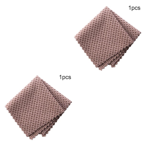 Yuarrent Paño de cocina, vajilla absorbente, trapo de de fibra Superfina, toalla de baño, limpieza lavable, café oscuro, 1 Uds. Café oscuro PC 1 2piezas