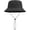 Dfh07-black, variant on Waterproof Bucket Hat Unisex Packable Rain Hat UV Protection Beach Sun Hat Quick Dry Fishing Safari Boonie Hat