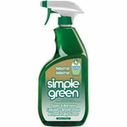 Simple Green Industrial Cleaner/Degreaser - For Multipurpose - Concentrate - 24 fl oz (0.8 quart) - Original Scent - 12 / Carton - Non-toxic, Non-abrasive, Non-flammable, Scent-free - White, Green
