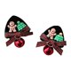 thumbnail image 3 of 2 pinzas para el pelo navideñas, decoración única y versátil, bonitas para disfraz de mujer. Hombre de jengibre, 3 of 9