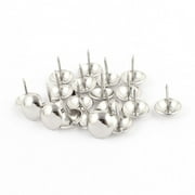 Unique Bargains 16mm Dia Stainless Steel Drawing Pin Upholstery Nail Thumb Tack Pushpin 20PCS