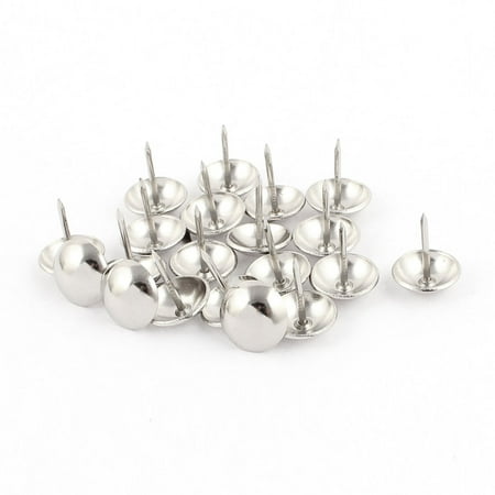 

16mm Dia Stainless Steel Drawing Pin Upholstery Nail Thumb Tack Pushpin 20PCS