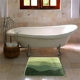 thumbnail image 6 of GDDTOY Bathroom Rug Mat Extra Soft And Absorbent Microfiber Bath Rugs Non Slip Plush Bath Carpet Machine Wash Dry Bath Mats For Bathroom Floor Tub Wash Floor Green Carpets Boo Door Mat, 6 of 6