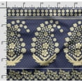 thumbnail image 2 of Soimoi Asian Paisley Print, Velvet Fabric, Decor Sewing Fabric by The Yard 54 Inch Wide,Decorative Fabric for Upholstery and Home Accents, Blue, 2 of 5