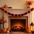 thumbnail image 4 of Halloween Foil Fringe Curtains Orange Purple Black Metallic Streamers Party Decoration Wall Door Decor Spooky Holiday Backdrop Home Celebration Display Indoor Event Ornament Seasonal, 4 of 9