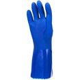 thumbnail image 3 of Guantes de limpieza para el hogar, goma para lavavajillas, cocina, forrados de algodón, 2 pares (azul) Rojo Verde, 3 of 5