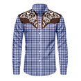 thumbnail image 3 of Kiijoy Toddler Boys Western Cowboy Long Sleeve Shirt Party Button Down Shirt, 3-4 Years, 3 of 3