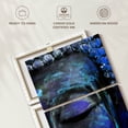 thumbnail image 6 of Elephant Stock Blue Meditating Buddha Wall Art - Vertical Multi Panel Canvas - Living Room Wall Decor - Religion And Spirituality Multi Panel - Black And Gray Decor - 39" x 80", 6 of 8
