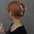thumbnail image 3 of Pez Pinza de hueso grande (plateada), adorno para el cabello con forma de animal lindo, adecuada para mujeres y niñas, 3 of 5