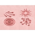 thumbnail image 1 of Ahgly Company Indoor Rectangle Patterned Pastel Red Pink Area Rugs, 8' x 12', 1 of 6