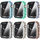 thumbnail image 1 of 6-Pack Waterproof Cases for Apple Watch Series 6 5 4 SE Screen Protector Case 40mm, iWatch Protective Face Cover, Tempered Glass Film Hard Bumper, 40 mm, 1 of 5