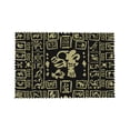 thumbnail image 7 of DouZhe Polyester Placemats Set of 4, Ancient Mayan Symbols Pattern Heat Resistant Place Mats for Dining Table, 12" x 18", 7 of 7