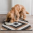 thumbnail image 2 of Dog Feeding Mat, Dog Mat for Food and Water, Pet Dog Cat Bowl Mat, Anti-Slip Reusable Water Bowl Mat with Ethnic Tribal Geometric Boho,16inx24in, 2 of 7