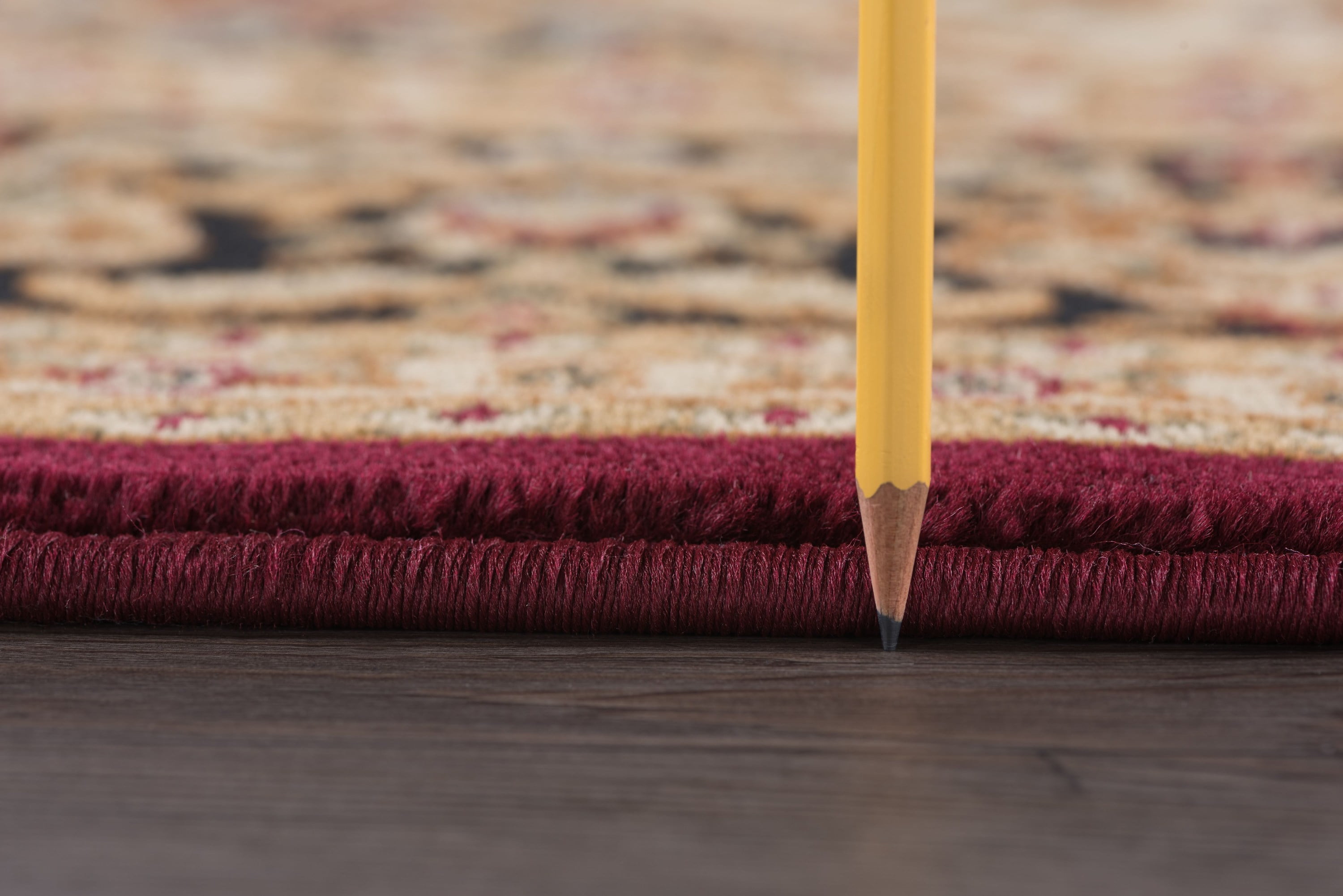 Sensation Transitional 10.6' x 14.6' Red and Beige Polypropylene Indoor Area Rug
