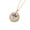 Lavender, variant on Handmade Floral Embroidered Locket Necklace for Women Gold Plated Stainless Steel Circle Open Photo Pendant Dainty Memory Adjustable Personalized Gift Jewelry Acacia