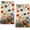 Orange Floral, variant on Colorful Floral Kitchen Towels, Orange and Blue Decorative Dish & Tea Towels Set of 2, Spring Summer Hand Towel Dish Cloths for Farmhouse Kitchen Cleaning Drying