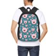thumbnail image 4 of Fotbe Funny Pig Faces Pattern Student Backpack –School backpack Large Capacity Durable and Ergonomic Backpack with Laptop Compartment and Multiple Pockets, 4 of 6