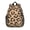 Brown and Beige, variant on Black and White Leopard Print Pattern Backpack for School, Cute School Bag with Adjustable Shoulder Straps and Padded Back, 15"x11.42"x5.5"