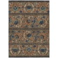 thumbnail image 2 of Addison Rugs Chantille Indoor/Outdoor Traditional Floral Chocolate Machine Washable Rectangle Rug, 5' x 7'6", 2 of 8