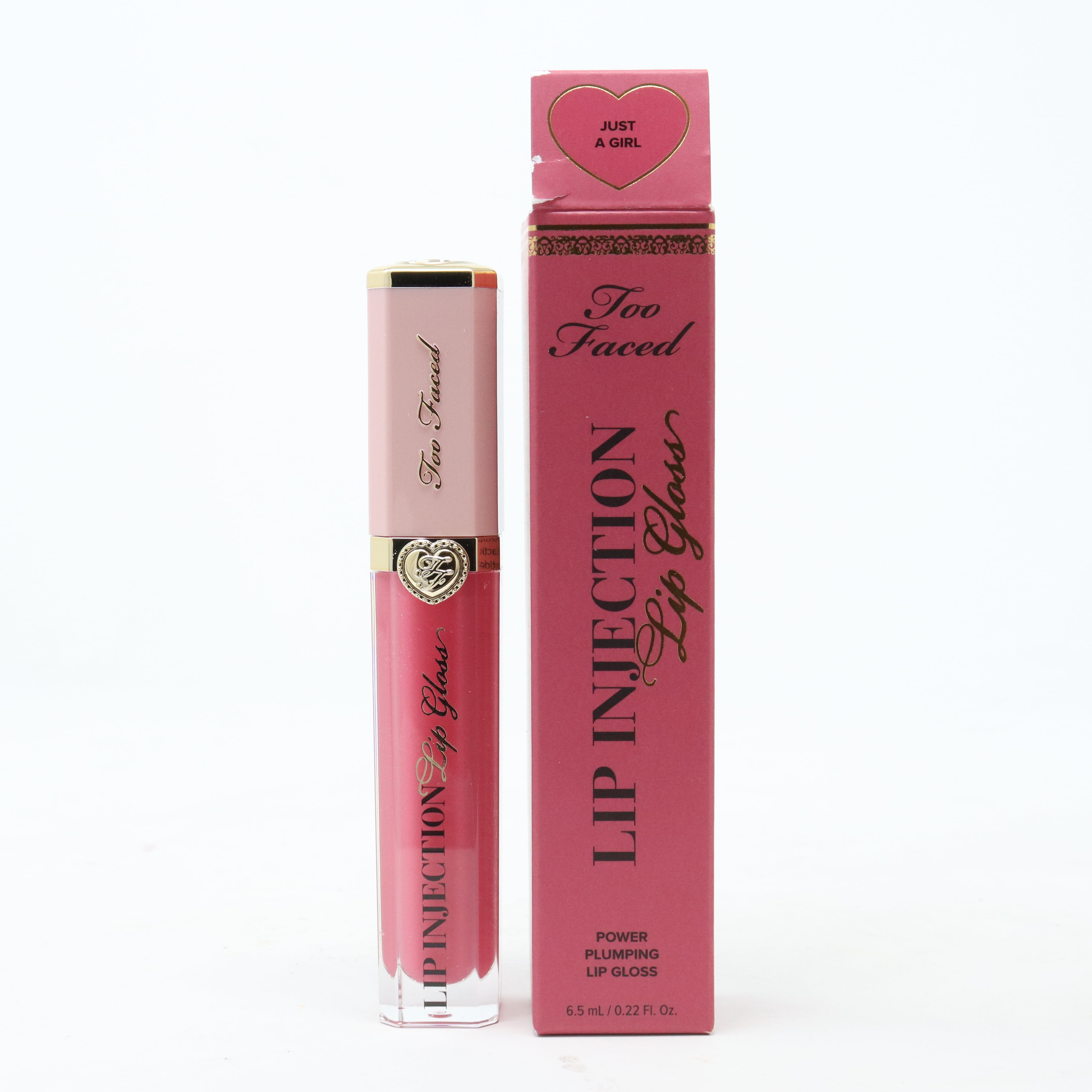 Too Faced Lip Injection Lip Gloss provides glossy shine with a subtle plumping effect to enhance lip appearance. The 0.22 oz (6.5 ml) size is convenient for everyday use.