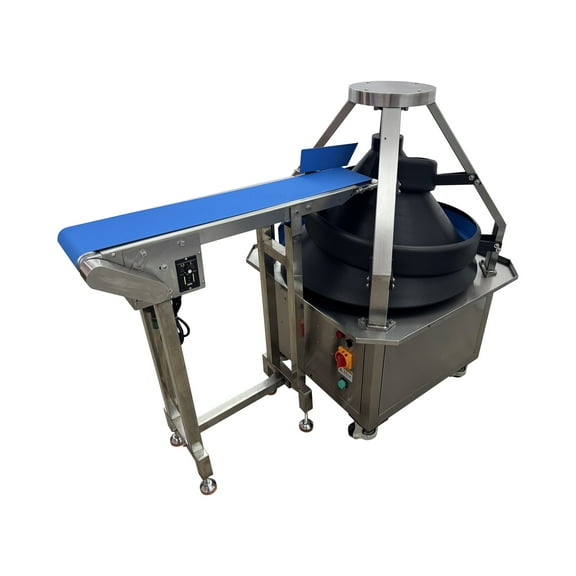 Fully Automatic Dough Rounding Machine Dough Processing Rounder with Conveyor Belt 1.76-33.5oz