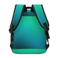 thumbnail image 4 of Disketp Green Turquoise Teal Backpack for Men and Women - Lightweight Backpack Classical with Multi-pockets Casual Daypack for College Workplace Travel, 4 of 5