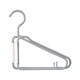thumbnail image 2 of Foldable Plastic Hanger Storage Rack Space Saving Closet Organizer for Home Travel Garment Organization, Ukhbmc, 2 of 8