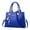 Blue, variant on Womens Fashion Leather Shoulder Satchel Handbags Tote Purses Ladies Large Crossbody Top Handle hand Bag for Women Classic Style