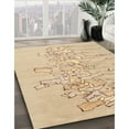 thumbnail image 2 of Ahgly Tapis d'Intérieur Rectangulaire Contemporain Brun Sable Abstrait, 8 Pieds x 10 Pieds, 2 of 6
