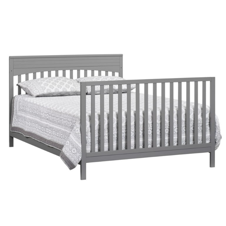 Oxford Baby Harper 4in1 Convertible Crib, Dove Gray,