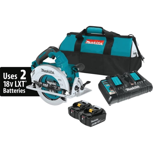 Sierra circular Makita XSH06PT 18V X2 LXT® Litio-Ion 5.0Ah