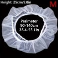thumbnail image 5 of Bird Cage Seed Catcher,Sheer Fine Mesh Bird Cage Cover for Cockatiel,Budgie,Parakeet,Lovebird,Canary,Mynah,Wrap Around Full Coverage Cage Protector for Indoor Outdoor Tall, 5 of 8