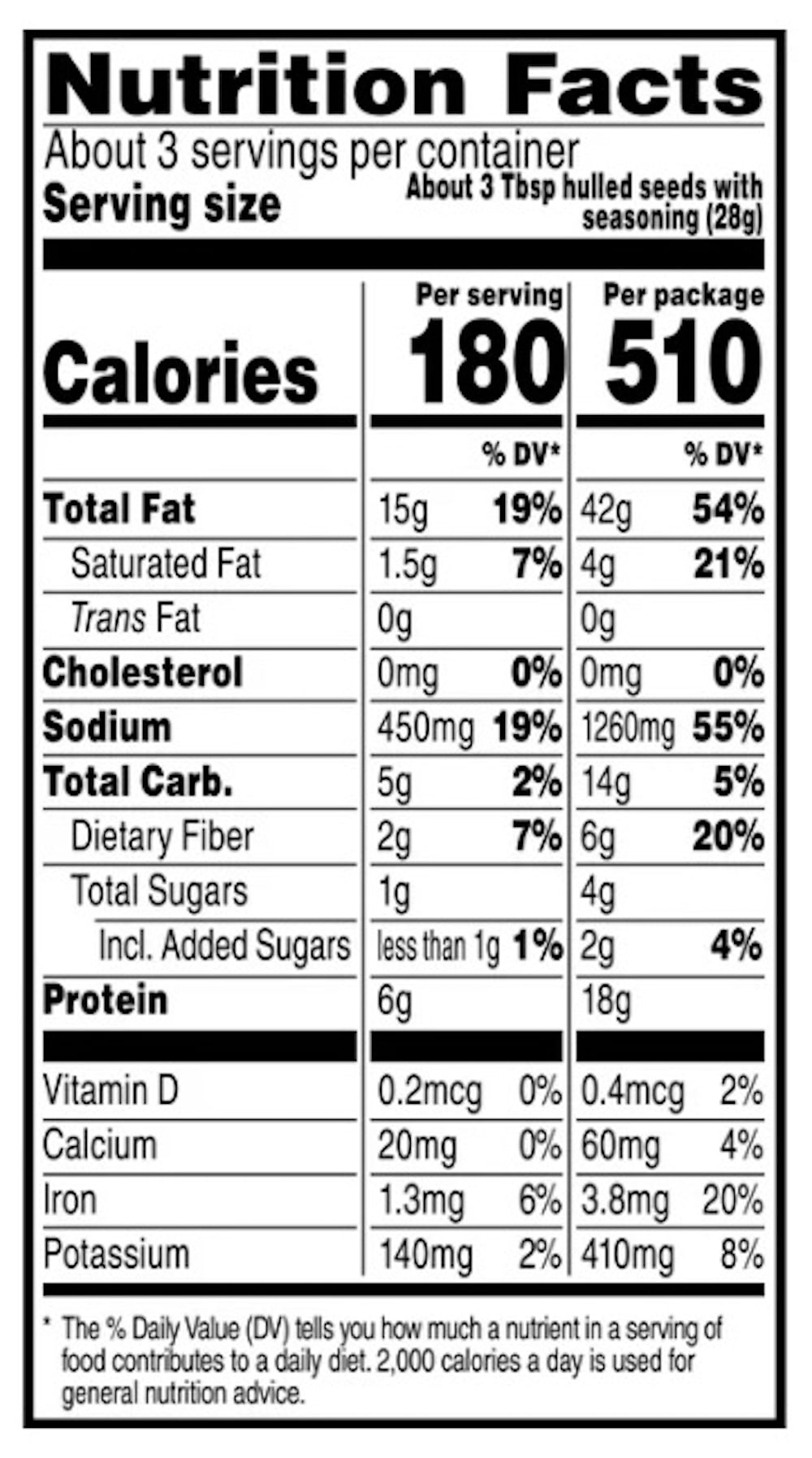 Spitz Smoky BBQ Flavored Sunflower Seeds 6 ounce Resealable
