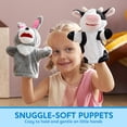 thumbnail image 2 of Joyfy 6Pcs Kids Hand Puppet Set with Working Mouth, Toddler Plush Toy Includes Pig, Sheep, Dairy Cow, Dog, Goat, and Horse for Show Theater,Christmas Birthday Gifts, Halloween Special Gifts, 2 of 6