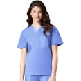 thumbnail image 1 of Core by Maevn Unisex V-Neck Pocket Solid Scrub Top, 1 of 1