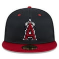 thumbnail image 2 of Men's New Era Navy Los Angeles Angels 2025 Batting Practice 59FIFTY Fitted Hat, 2 of 6