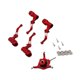 thumbnail image 3 of El juego de plato cíclico para helicóptero RC reemplaza el reemplazo de reparación de bricolaje liviano con Rojo, 3 of 9