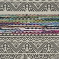 thumbnail image 3 of Lr Home Global 3 ft. x 5 ft. Chindi and Geometric Block Area Rug, 3 of 7