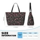 thumbnail image 4 of Easygdp Valentine'S Day Bolsa de Viaje de Playa de Gran Capacidad, Bolsa Tote Perfecta para la Playa, Escapadas de Fin de Semana y Viajes, 4 of 7