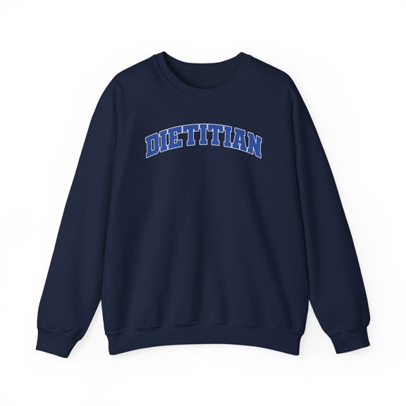 Dietitian Sweatshirt Gifts Crew Neck Shirt Long Sleeve Unisex