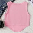 thumbnail image 4 of TSHXS Tank Tops For Girls Crop Tops For Girls 10-12 Tank Tops Crew Neck Cropped Basic Sleeveless Dance Yoga Pink 9-10 Years, 4 of 4