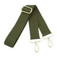 thumbnail image 4 of Correa de hombro ancha para hombres y mujeres, correa de lona, ​​suministros, correa de bolso elegante para Verde, 4 of 9