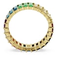 thumbnail image 4 of Anillo Swarovski Matrix Band con piedras tipo baguette multicolores, 4 of 4