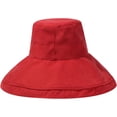thumbnail image 6 of CoCopeaunts Large Bucket Hat Wide Brim Summer Sun Cap for Female Sun Protection UV Wild Wear Fisherman Hat with Windproof Rope, 6 of 8